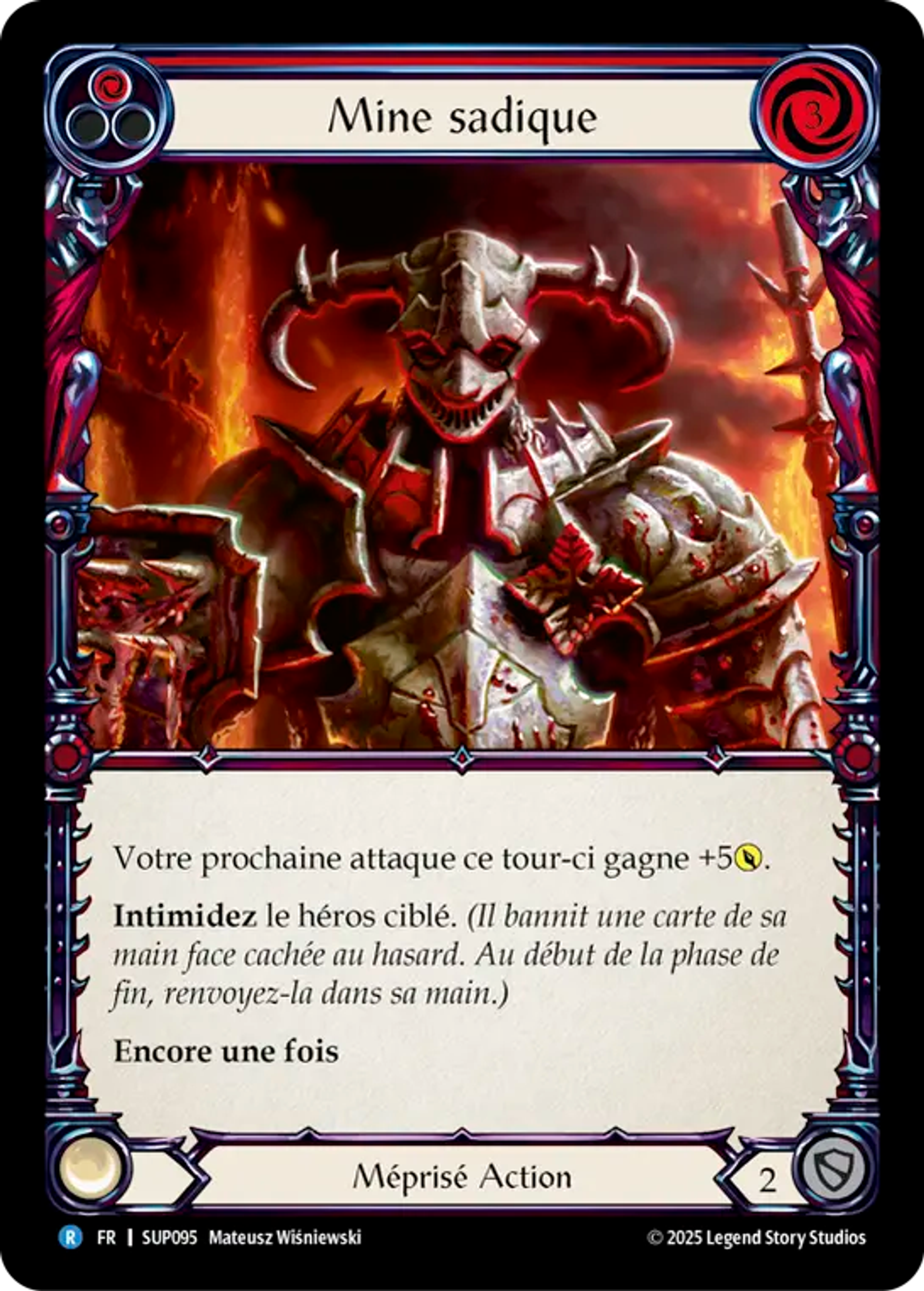 Mine sadique — Super Slam — Flesh and Blood