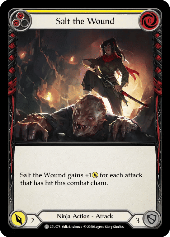 Salt the Wound (Yellow) — Crucible of War — Flesh and Blood
