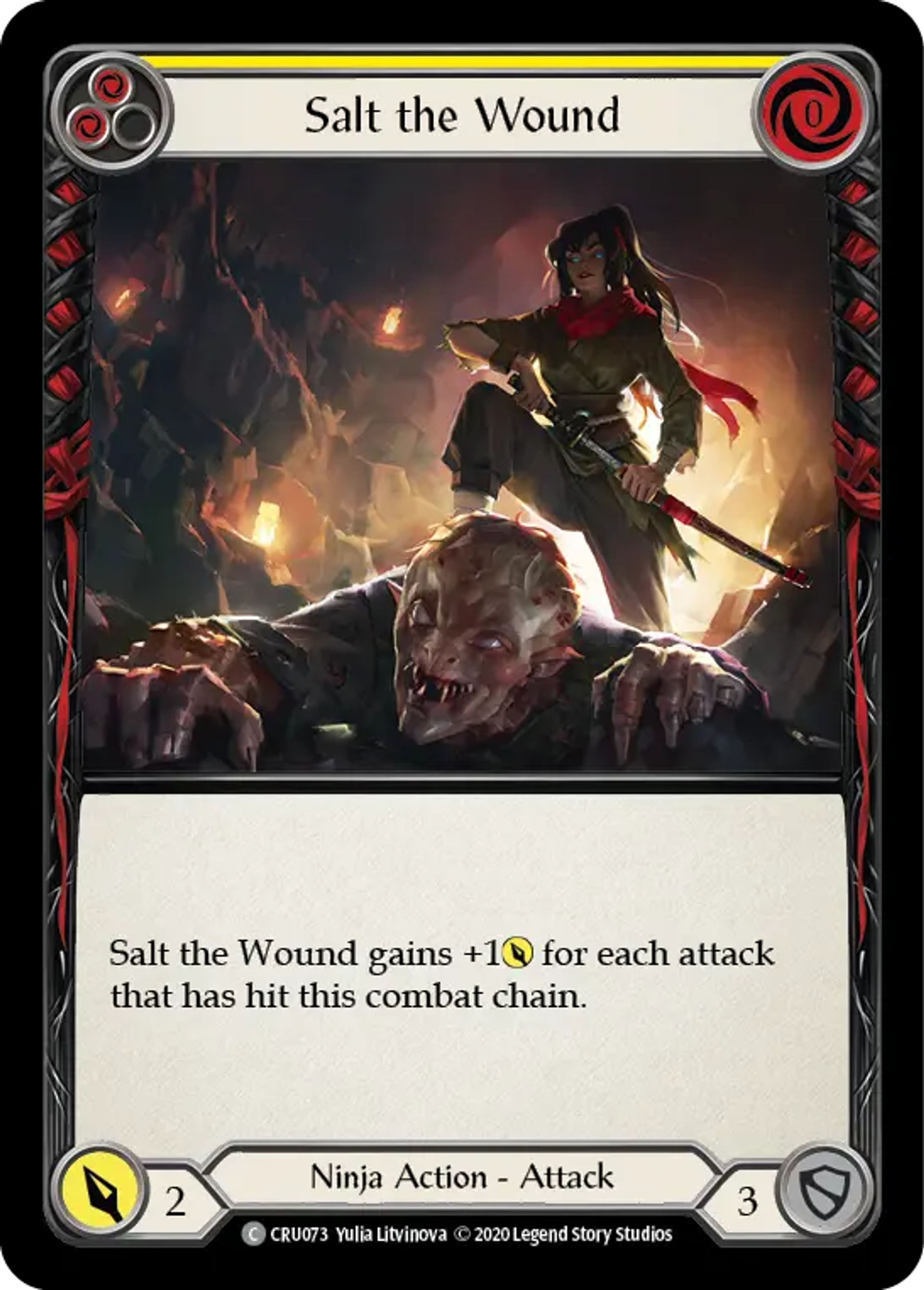 Salt the Wound (Yellow) — Crucible of War — Flesh and Blood