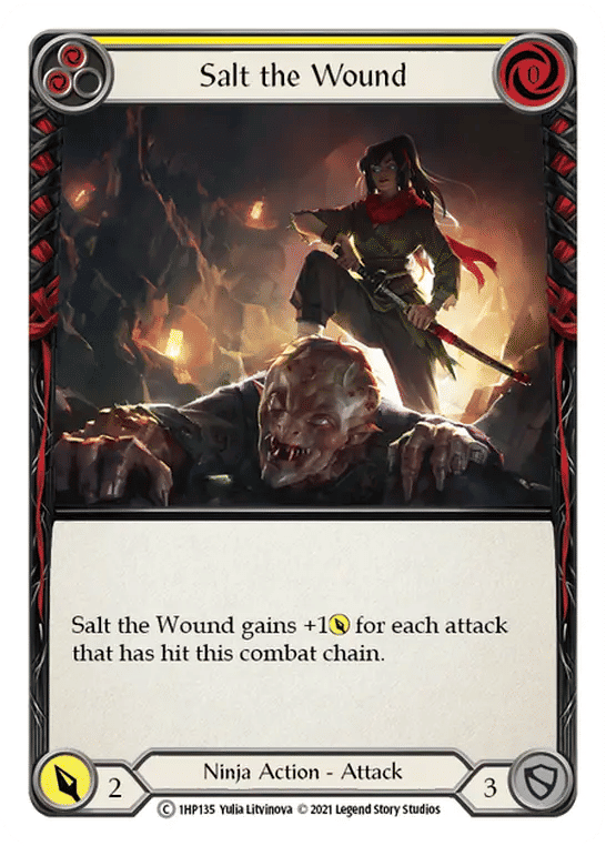 Salt the Wound (Yellow) — History Pack 1 — Flesh and Blood