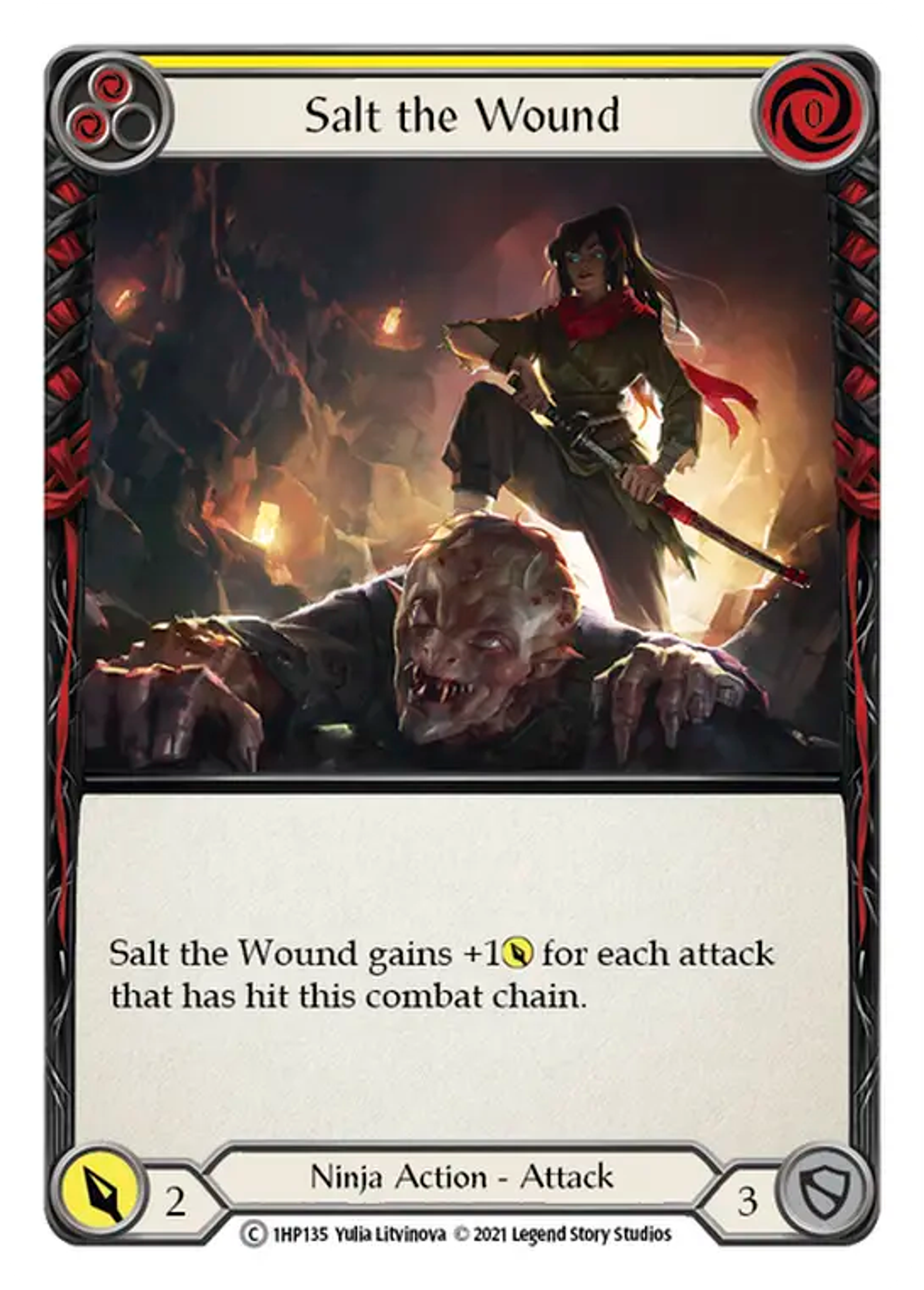 Salt the Wound (Yellow) — History Pack 1 — Flesh and Blood