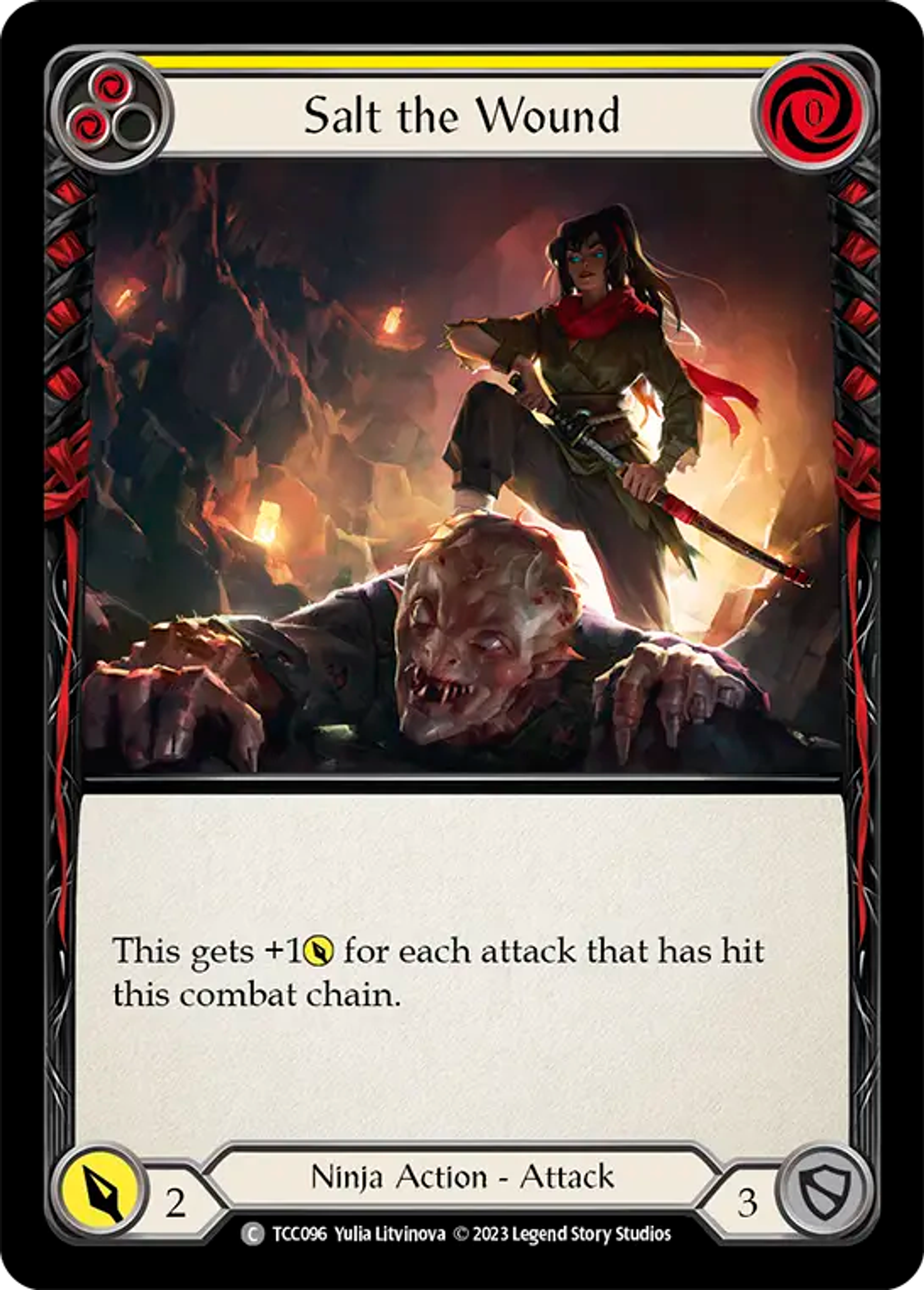 Salt the Wound (Yellow) — Round the Table: TCC x LSS — Flesh and Blood