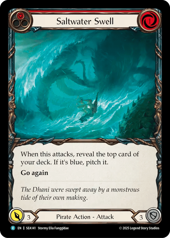 Saltwater Swell (Red) — High Seas — Flesh and Blood
