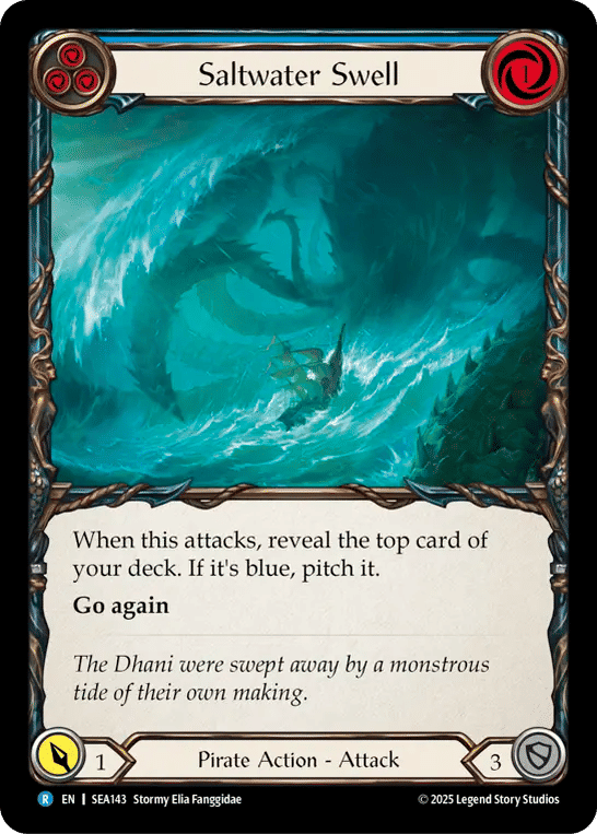 Saltwater Swell (Blue) — High Seas — Flesh and Blood