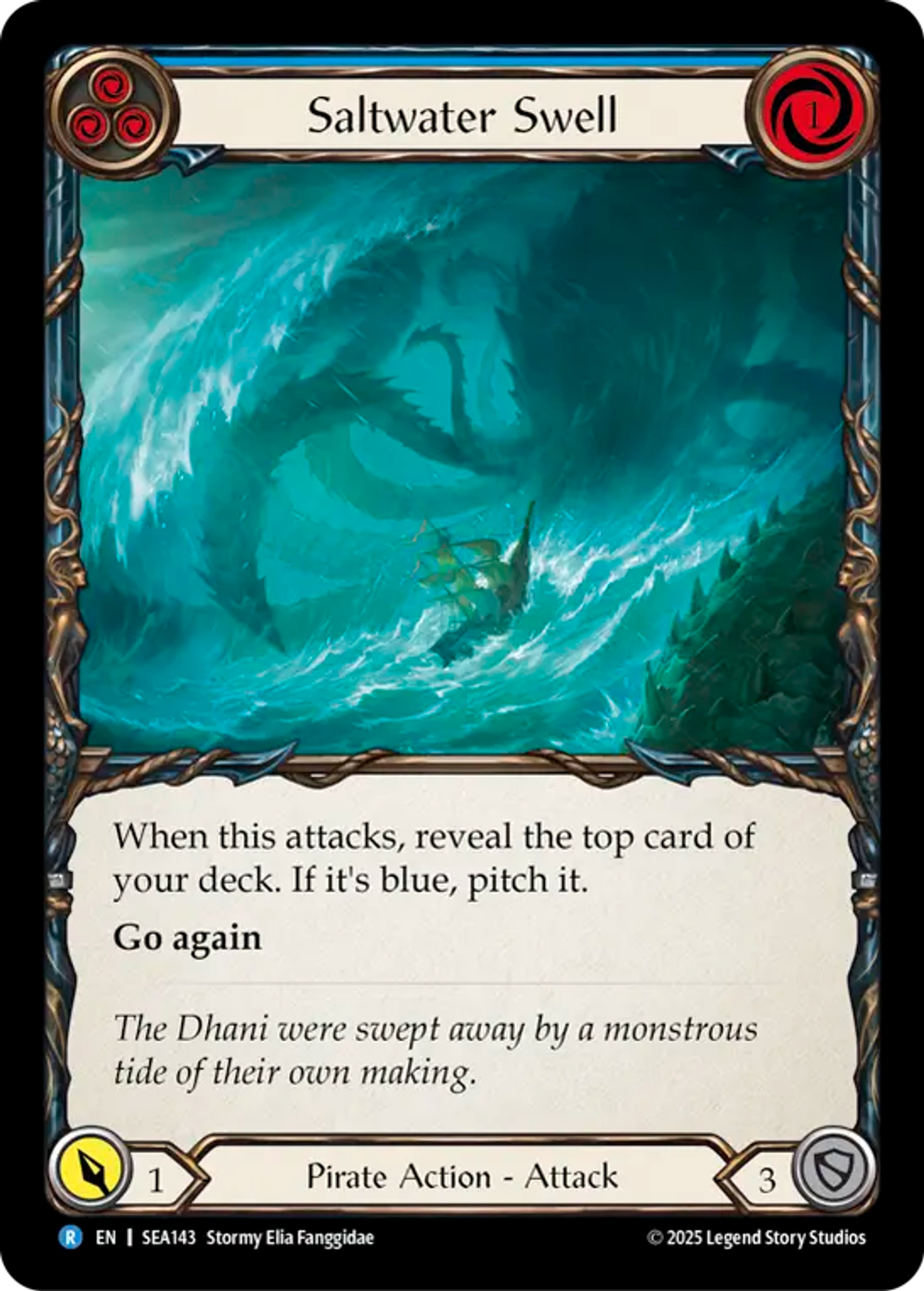 Saltwater Swell (Blue) — High Seas — Flesh and Blood