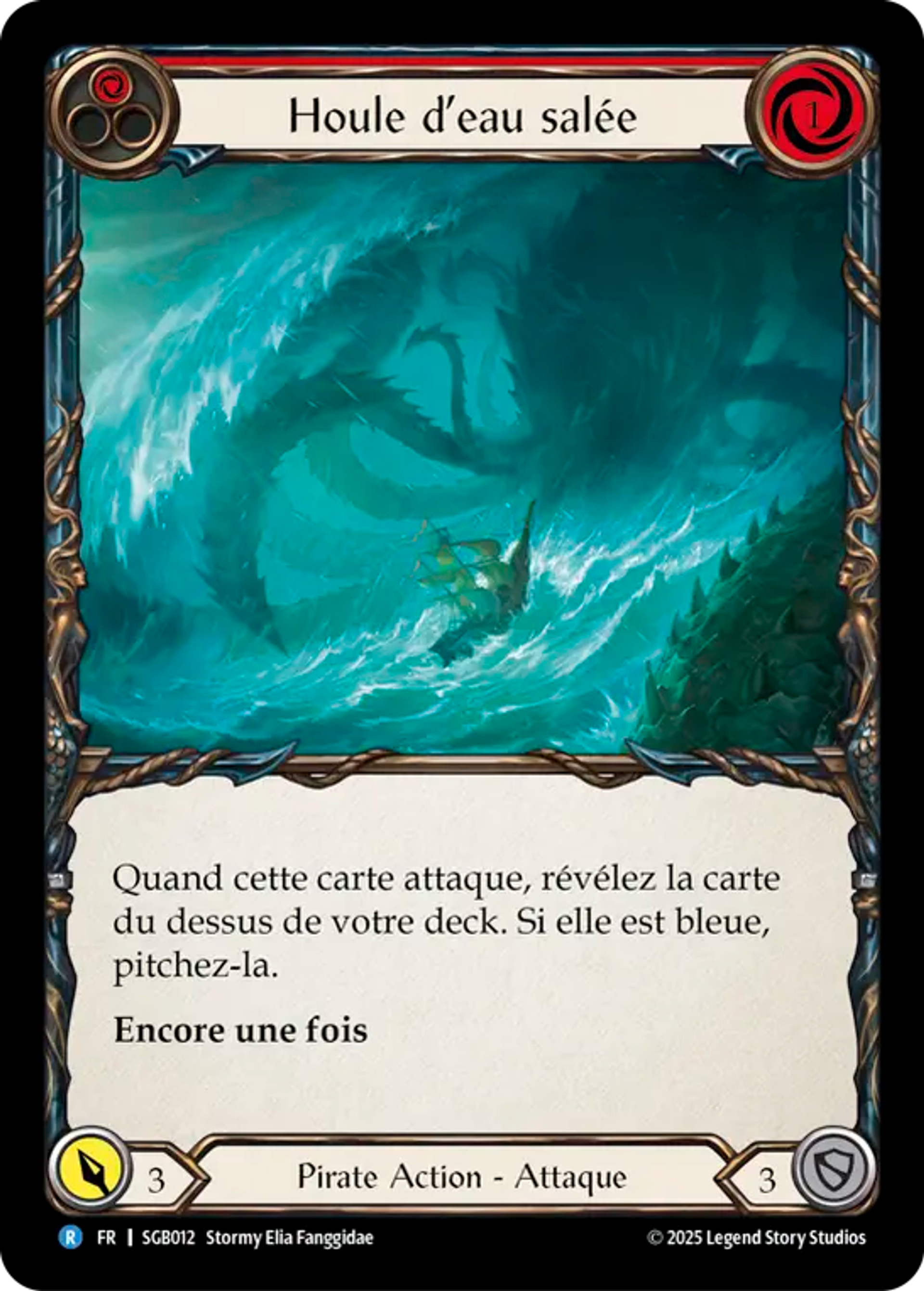 Saltwater Swell (Red) — Silver Age Chapter 3 - Gravy Bones — Flesh and Blood