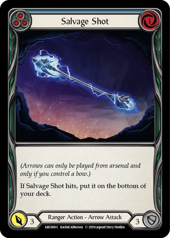Salvage Shot (Blue) — Arcane Rising — Flesh and Blood