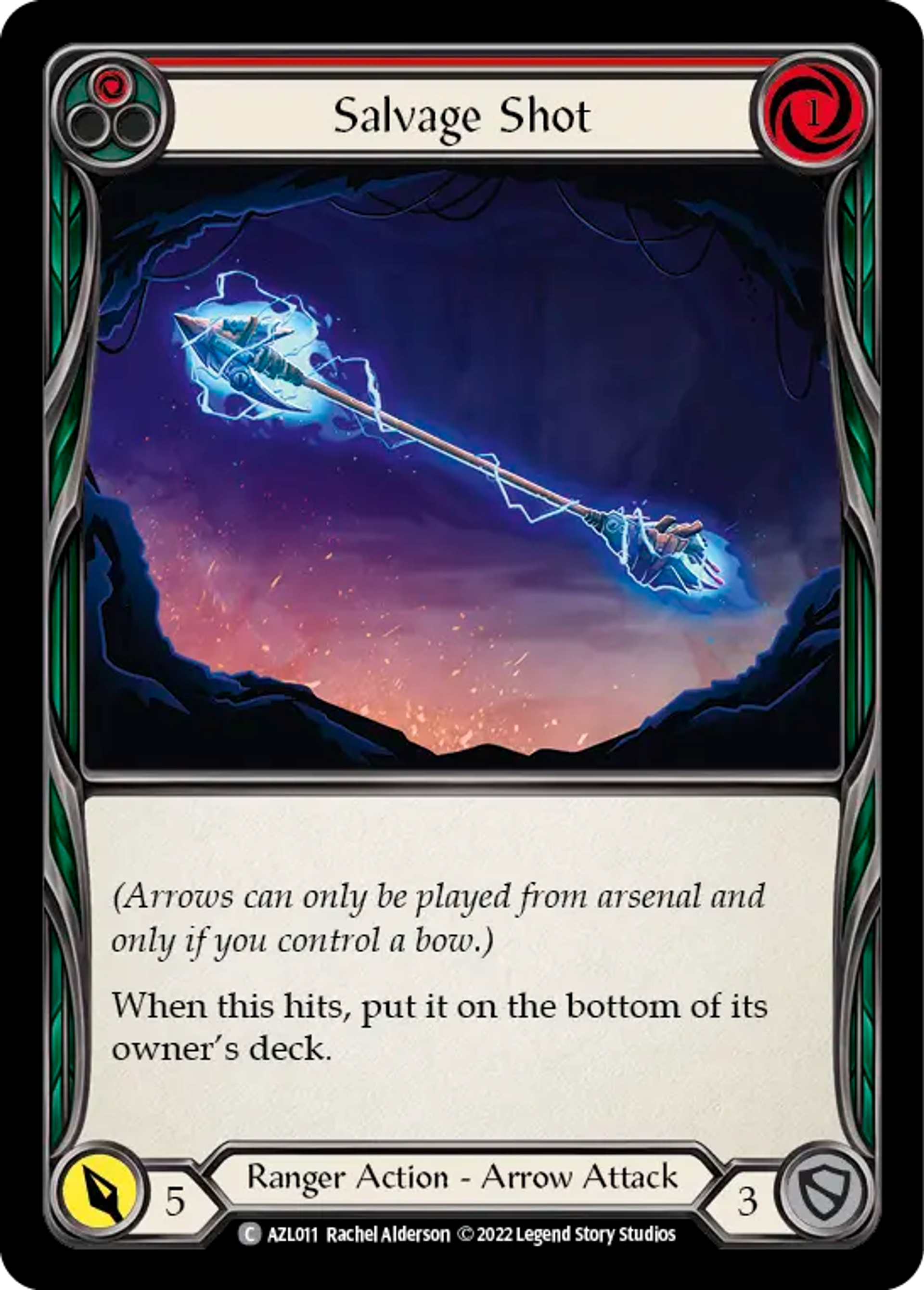 Salvage Shot (Red) — Azalea - Blitz Deck — Flesh and Blood