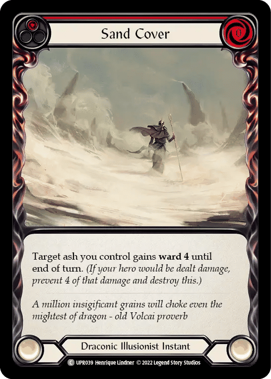 Sand Cover (Red) — Uprising — Flesh and Blood
