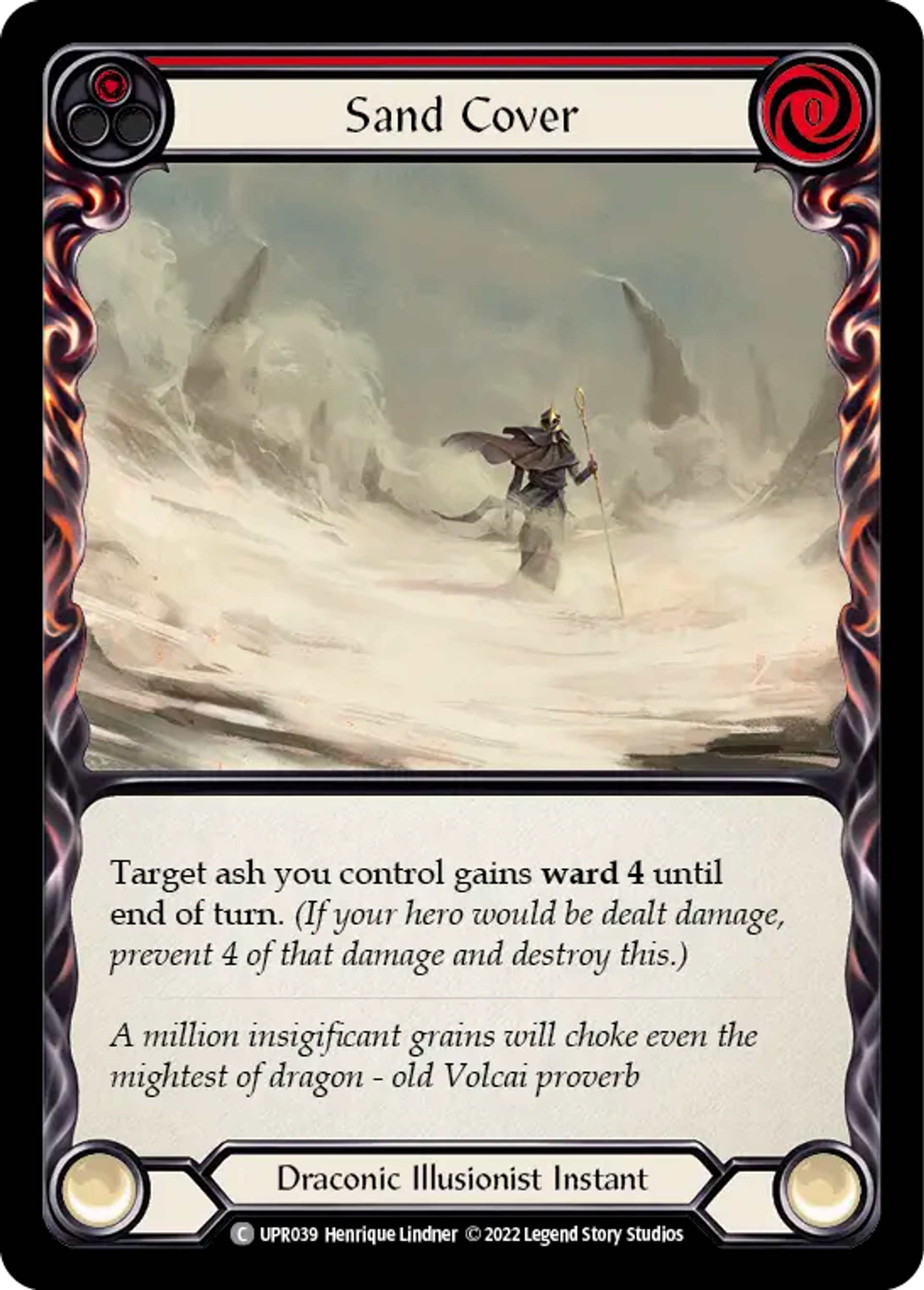 Sand Cover (Red) — Uprising — Flesh and Blood