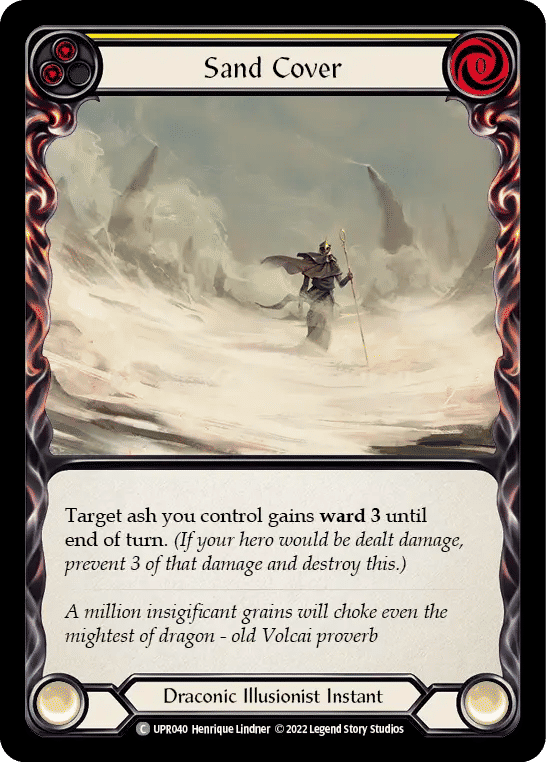 Sand Cover (Yellow) — Uprising — Flesh and Blood