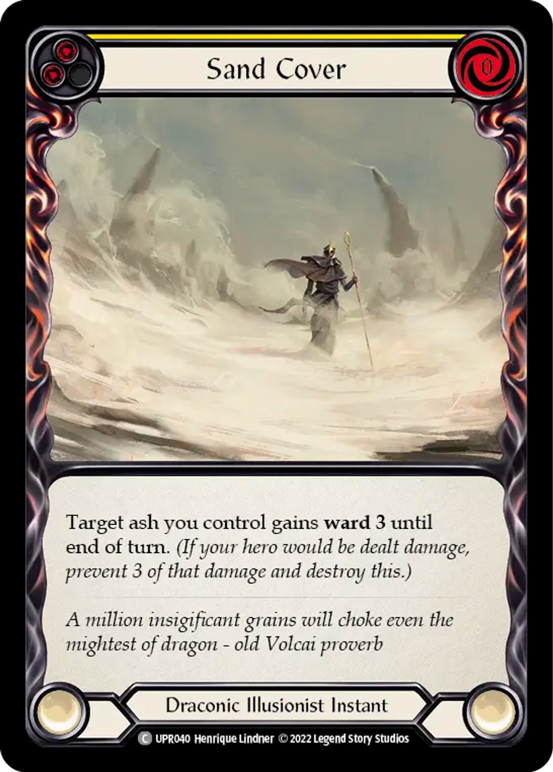Sand Cover (Yellow) — Uprising — Flesh and Blood