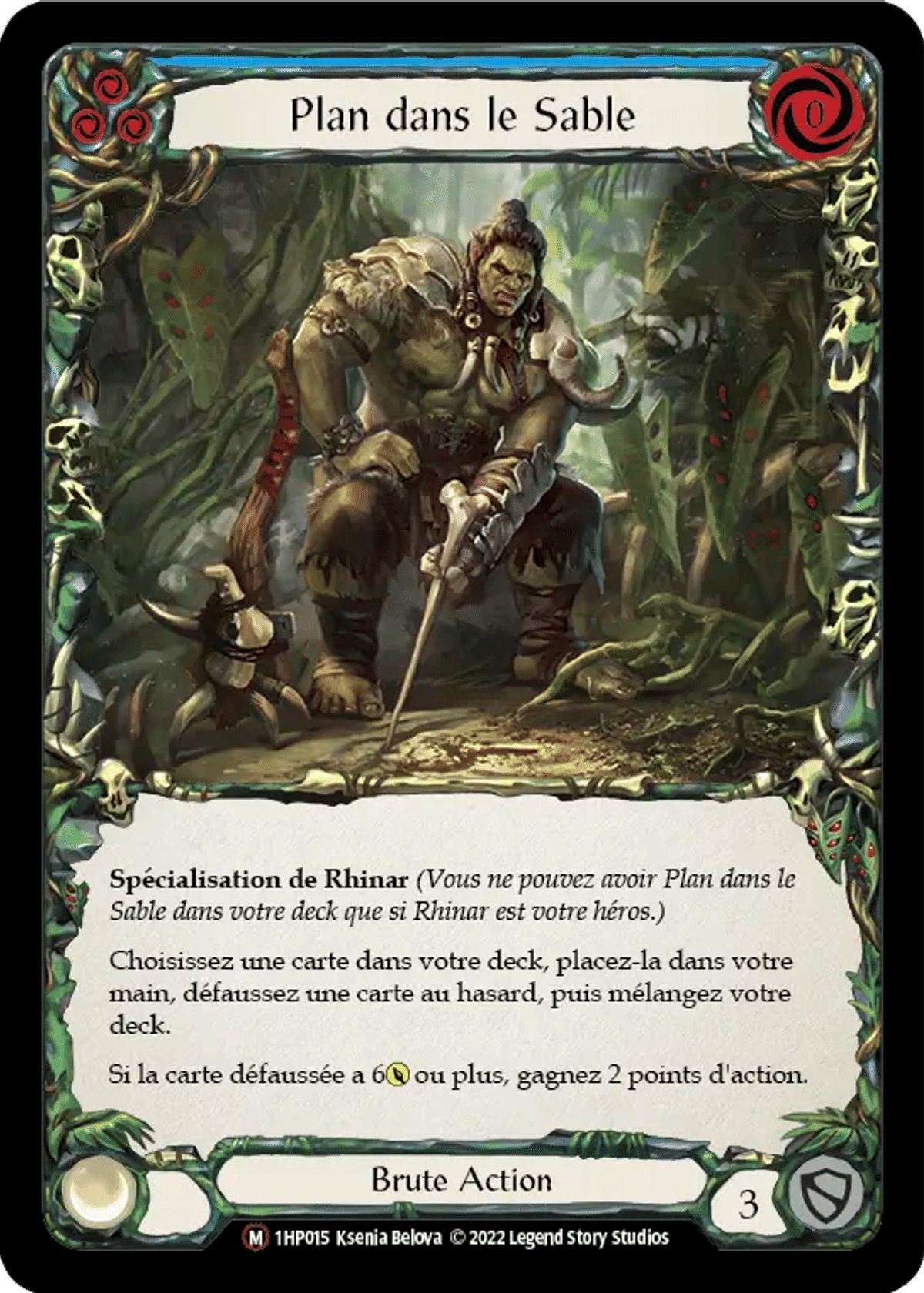Plan dans le Sable from History Pack 1 - Black Label - Flesh and Blood
