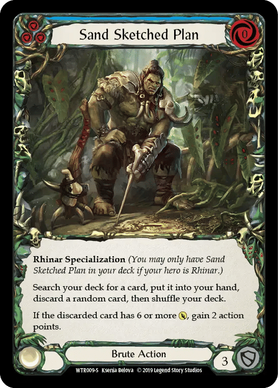 Sand Sketched Plan — Welcome to Rathe — Flesh and Blood