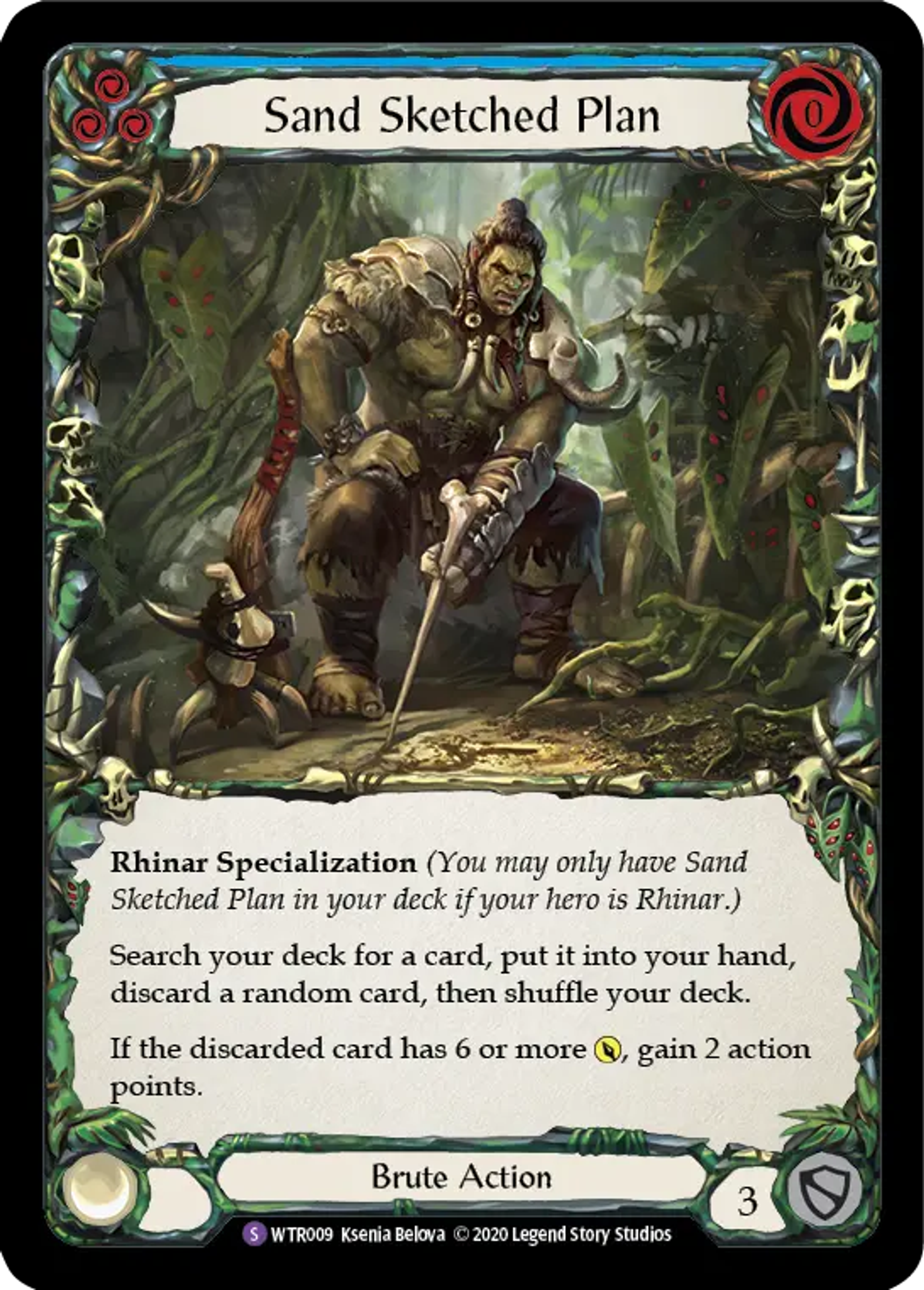 Sand Sketched Plan — Welcome to Rathe - Unlimited — Flesh and Blood