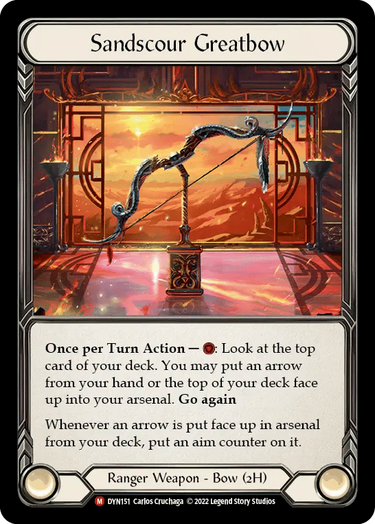 Sandscour Greatbow — Dynasty — Flesh and Blood
