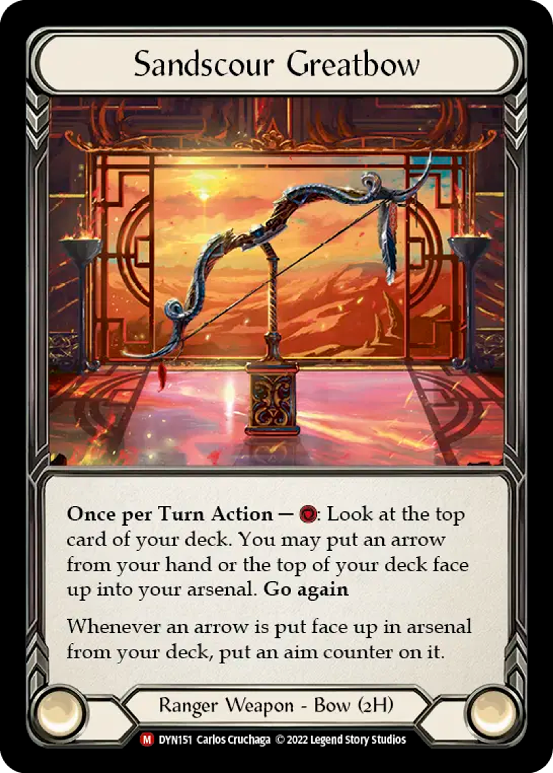 Sandscour Greatbow — Dynasty — Flesh and Blood