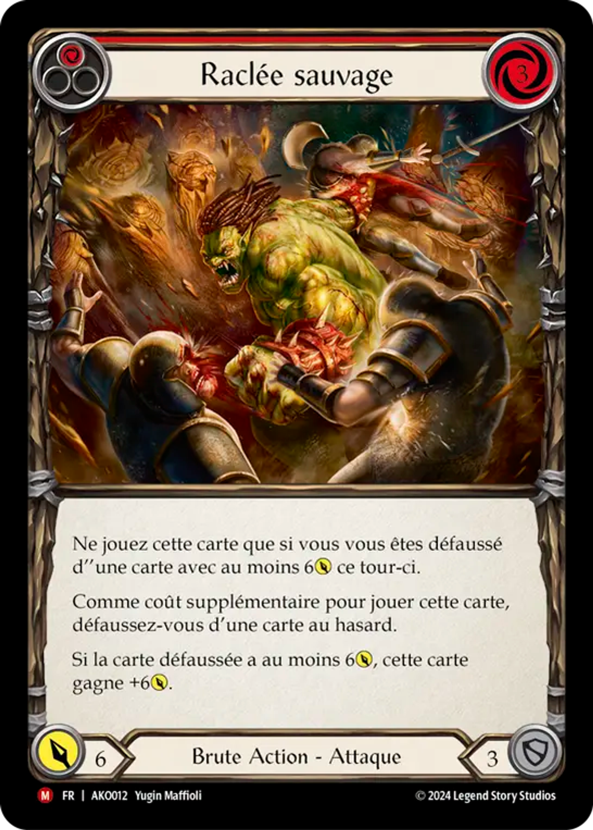 Raclée sauvage — Armory Deck - Kayo, Armed and Dangerous — Flesh and Blood