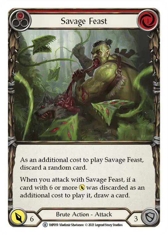 Savage Feast (Red) — History Pack 1 — Flesh and Blood