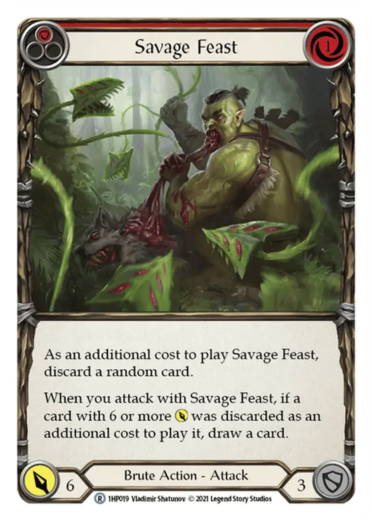 Savage Feast (Red) from History Pack 1 - Flesh and Blood