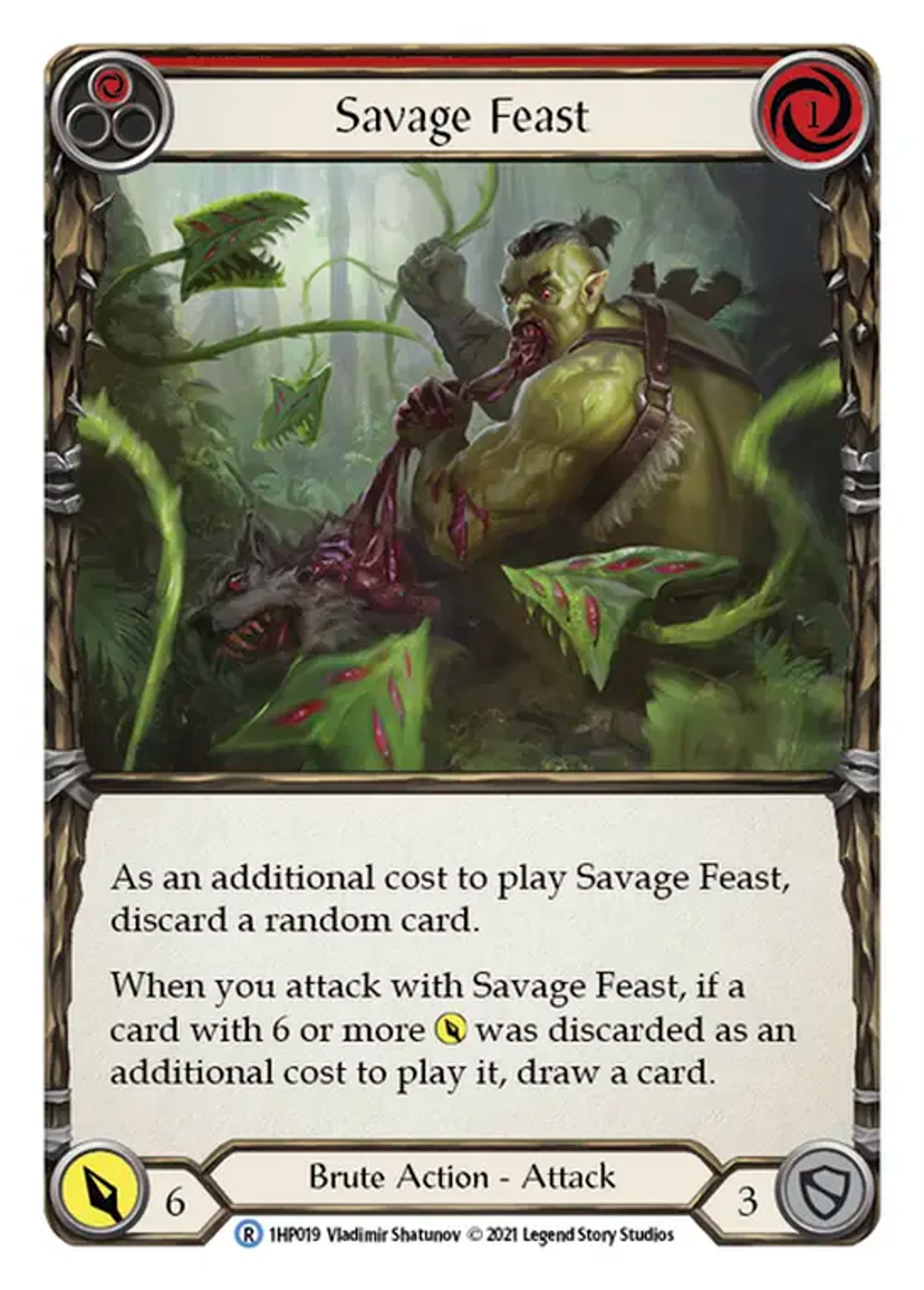 Savage Feast (Red) — History Pack 1 — Flesh and Blood