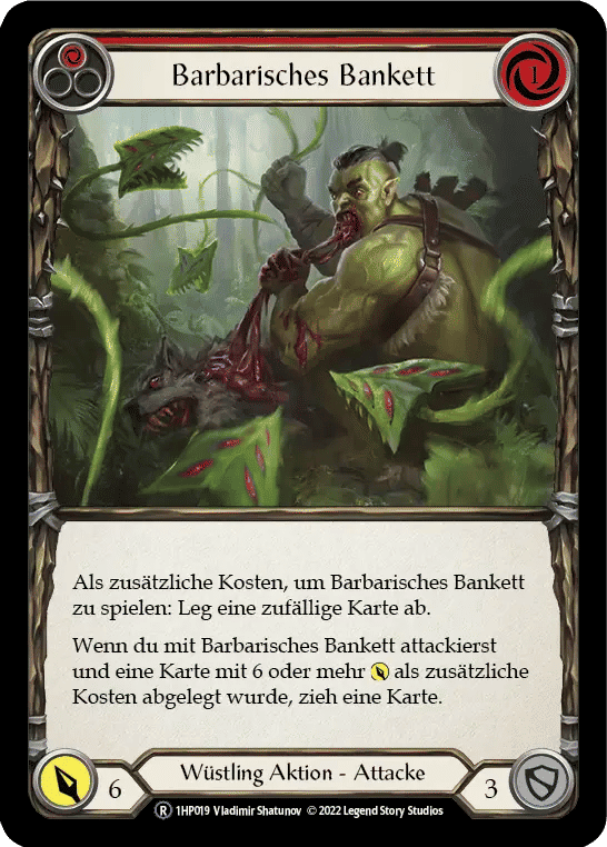 Savage Feast (Red) — History Pack 1 - Black Label — Flesh and Blood