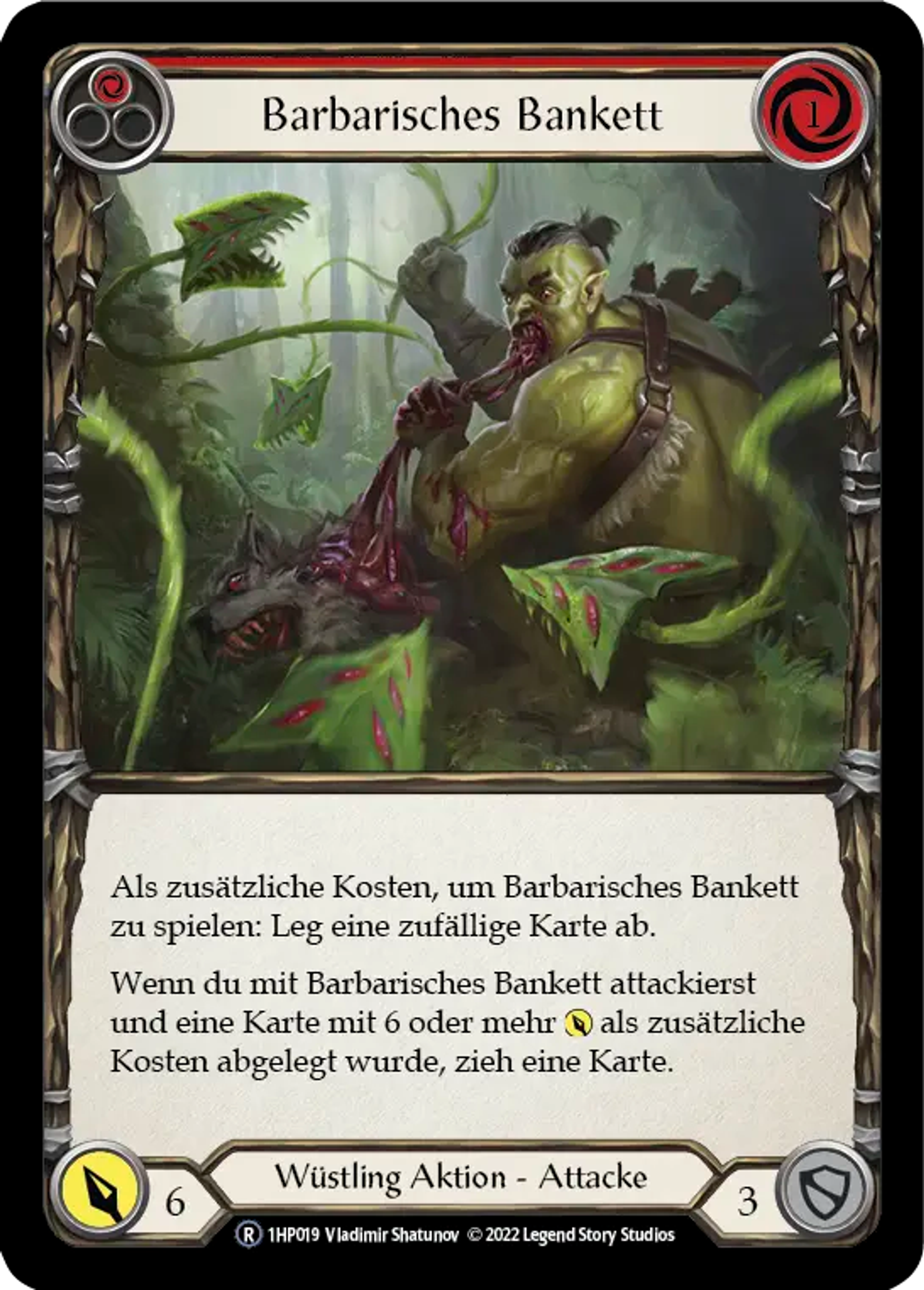 Savage Feast (Red) — History Pack 1 - Black Label — Flesh and Blood