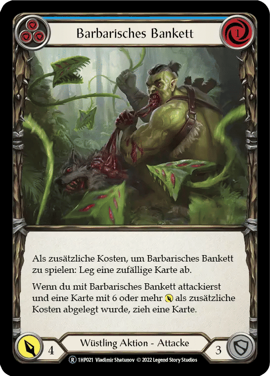 Savage Feast (Blue) — History Pack 1 - Black Label — Flesh and Blood