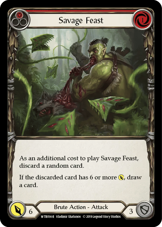 Savage Feast (Red) — Welcome to Rathe — Flesh and Blood