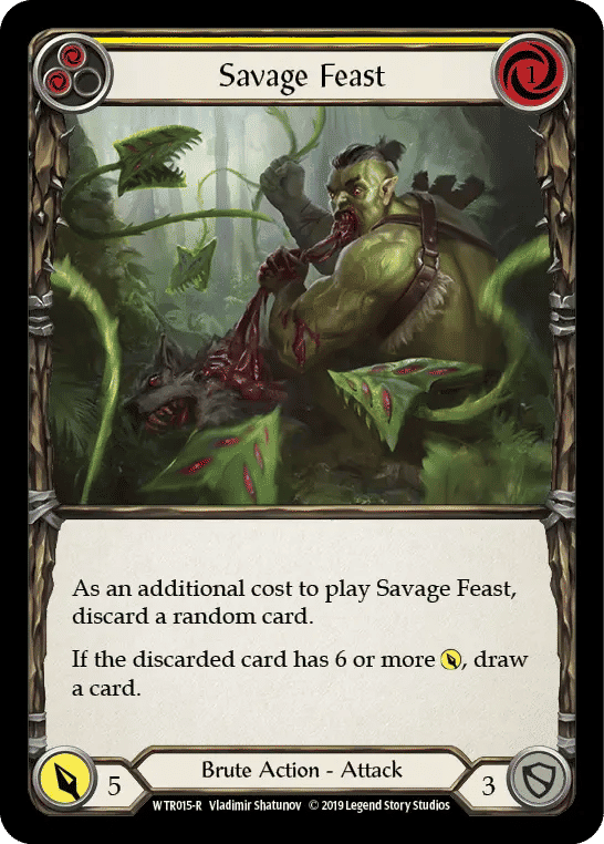 Savage Feast (Yellow) — Welcome to Rathe — Flesh and Blood
