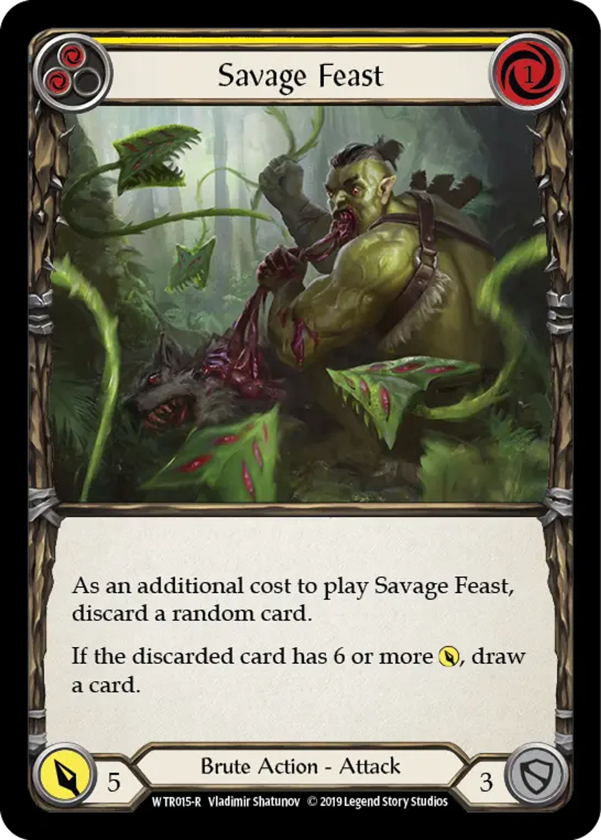 Savage Feast (Yellow) — Welcome to Rathe — Flesh and Blood