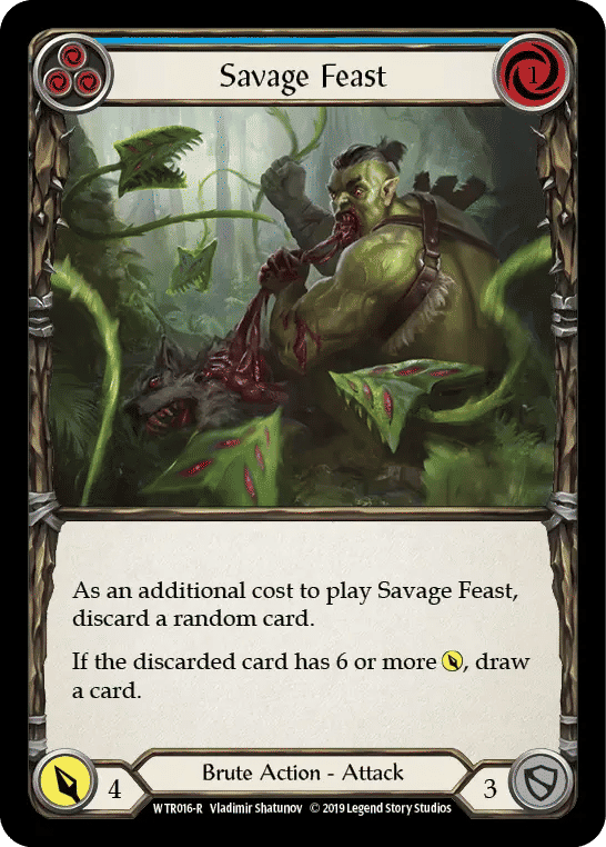 Savage Feast (Blue) — Welcome to Rathe — Flesh and Blood