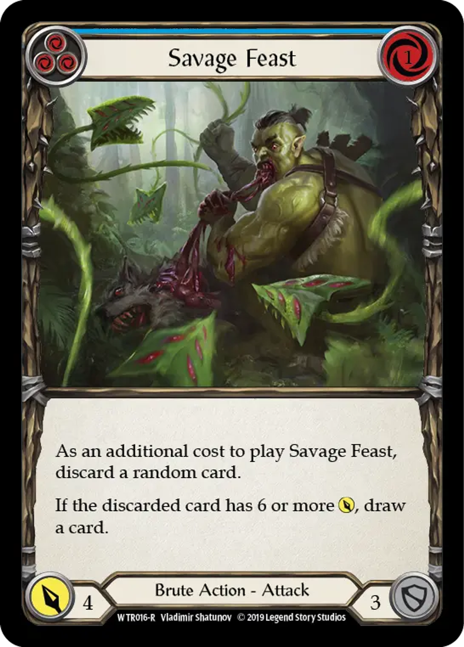 Savage Feast (Blue) — Welcome to Rathe — Flesh and Blood