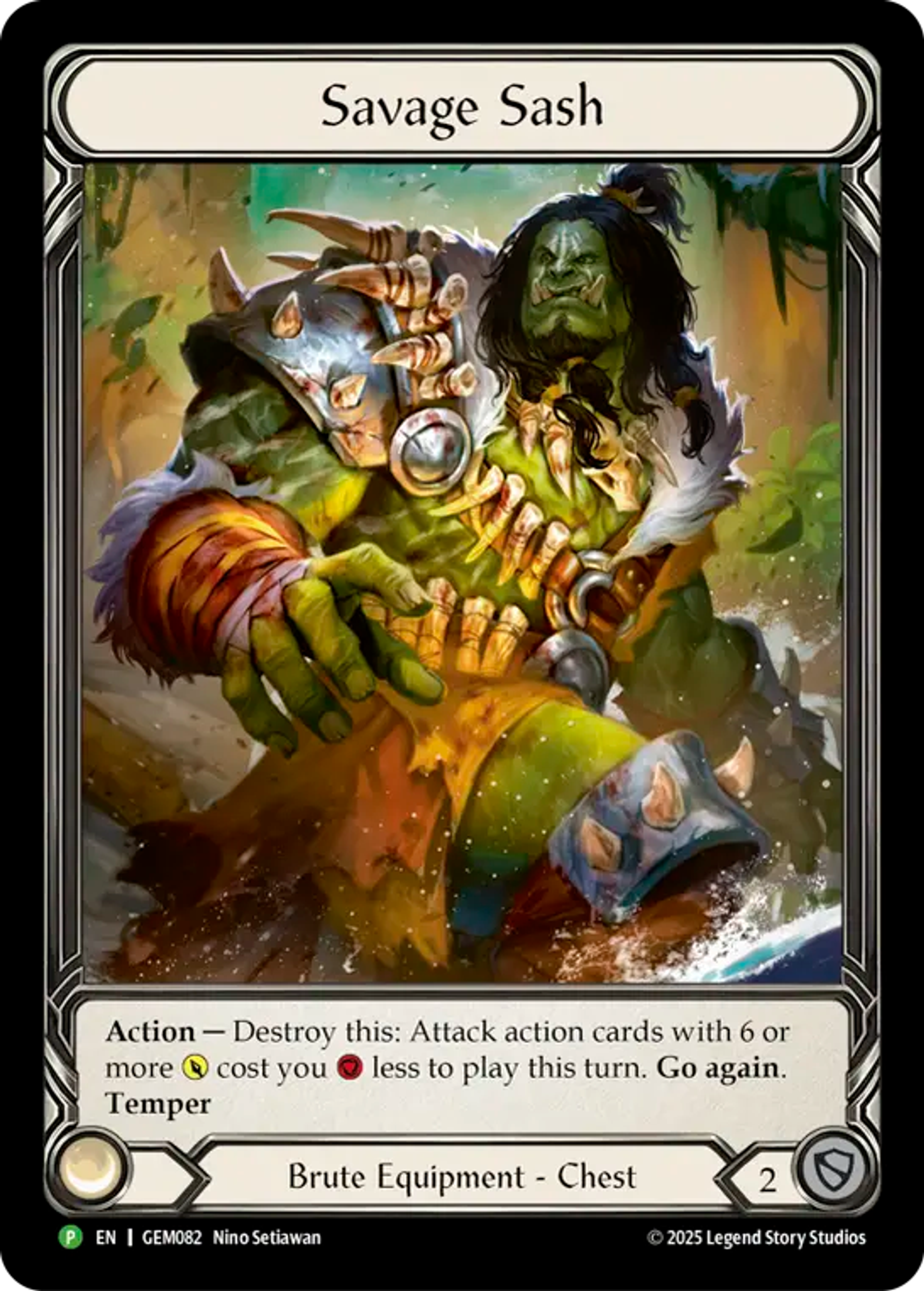 Savage Sash — GEM - Pack 3 — Flesh and Blood
