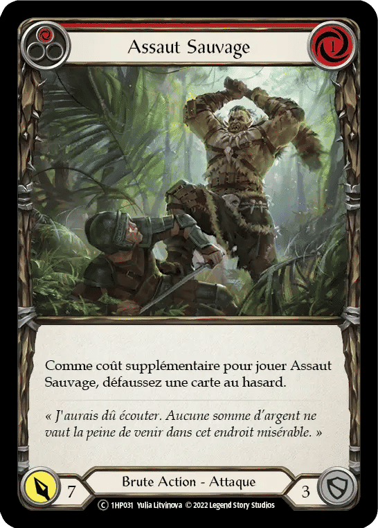 Assaut Sauvage — History Pack 1 - Black Label — Flesh and Blood