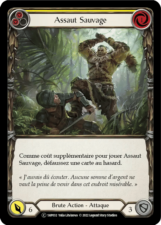 Assaut Sauvage — History Pack 1 - Black Label — Flesh and Blood