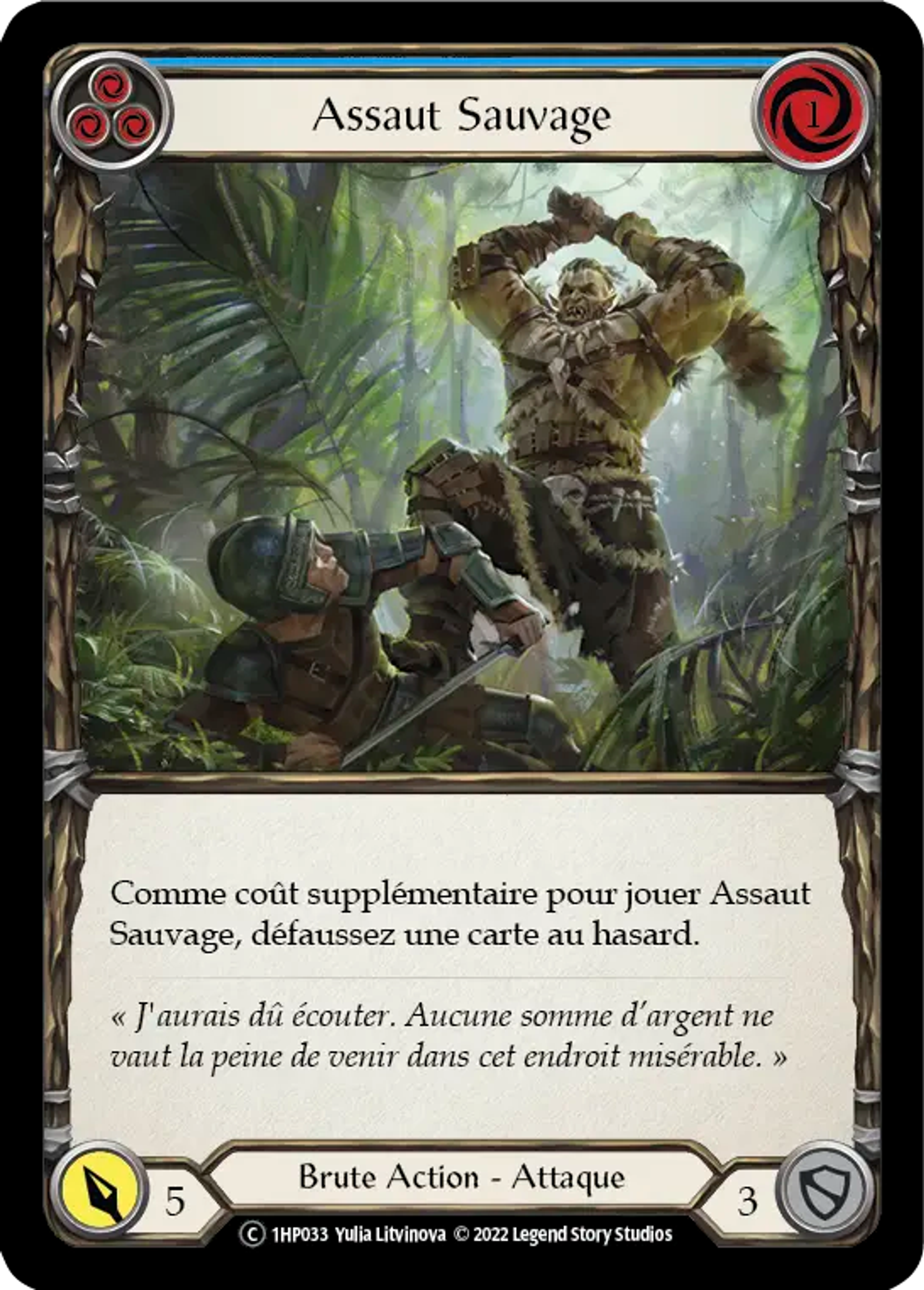Assaut Sauvage — History Pack 1 - Black Label — Flesh and Blood
