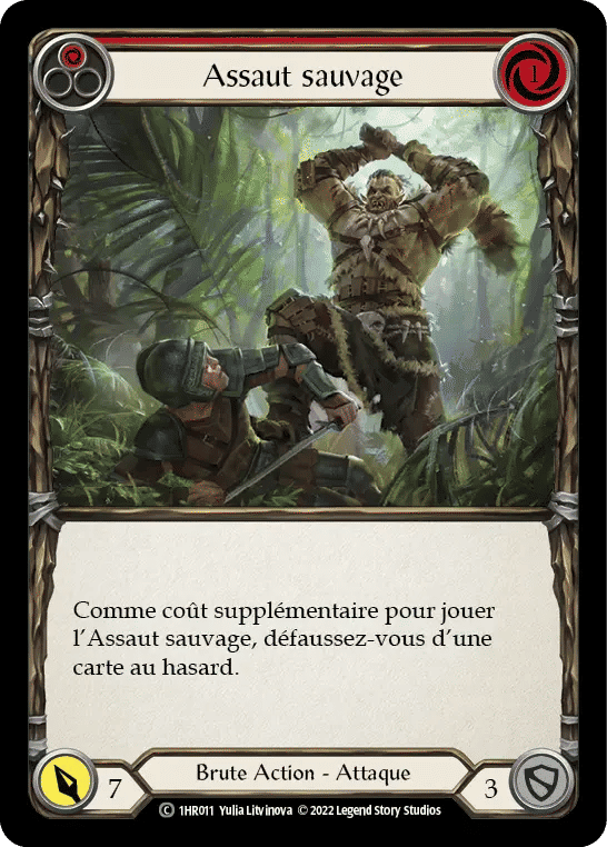 Assaut sauvage — Rhinar - Blitz Deck — Flesh and Blood
