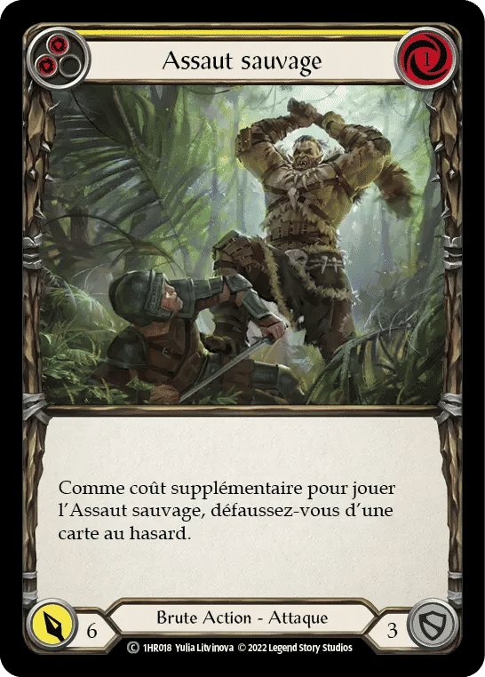 Assaut sauvage — Rhinar - Blitz Deck — Flesh and Blood