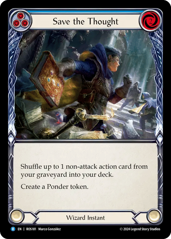 Save the Thought (Blue) — Rosetta — Flesh and Blood