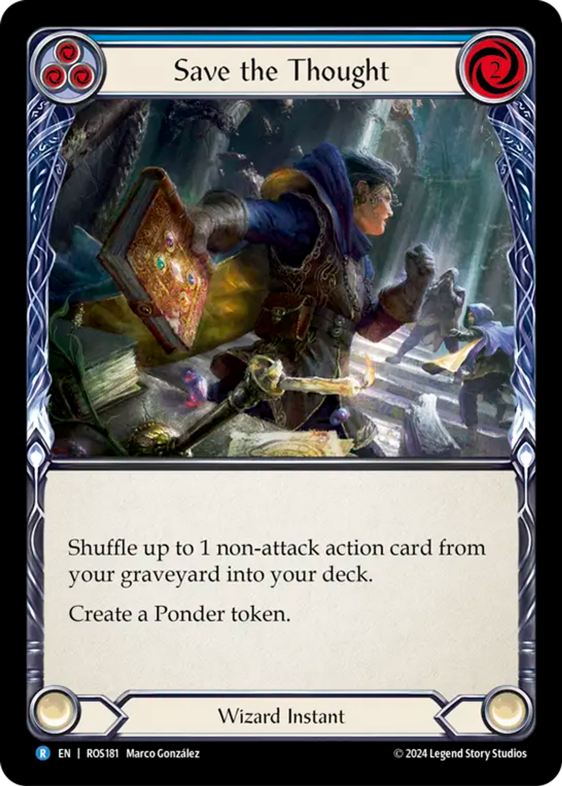 Save the Thought (Blue) — Rosetta — Flesh and Blood