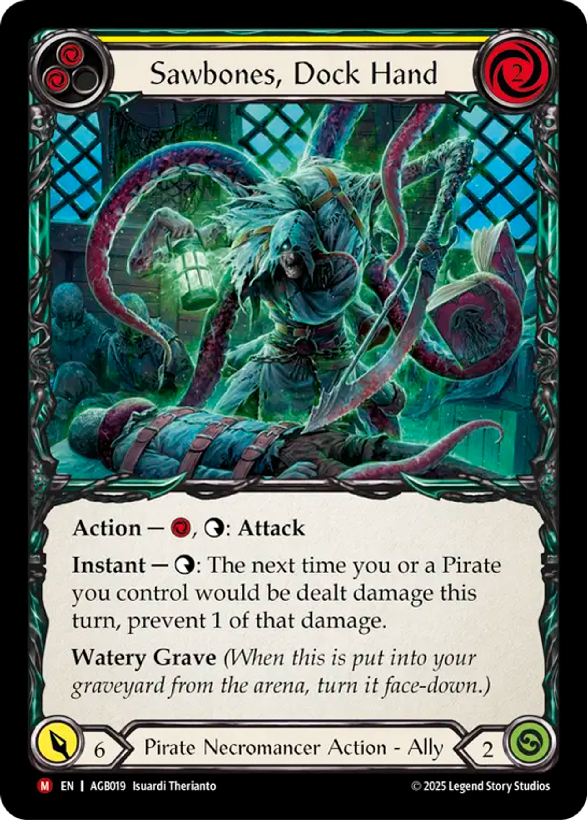 Sawbones, Dock Hand — Armory Deck - Gravy Bones — Flesh and Blood