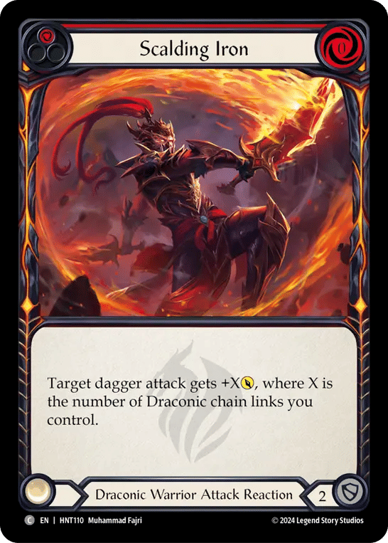 Scalding Iron (Red) — The Hunted — Flesh and Blood