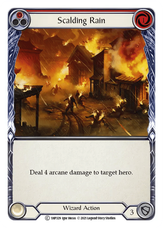 Scalding Rain (Red) — History Pack 1 — Flesh and Blood