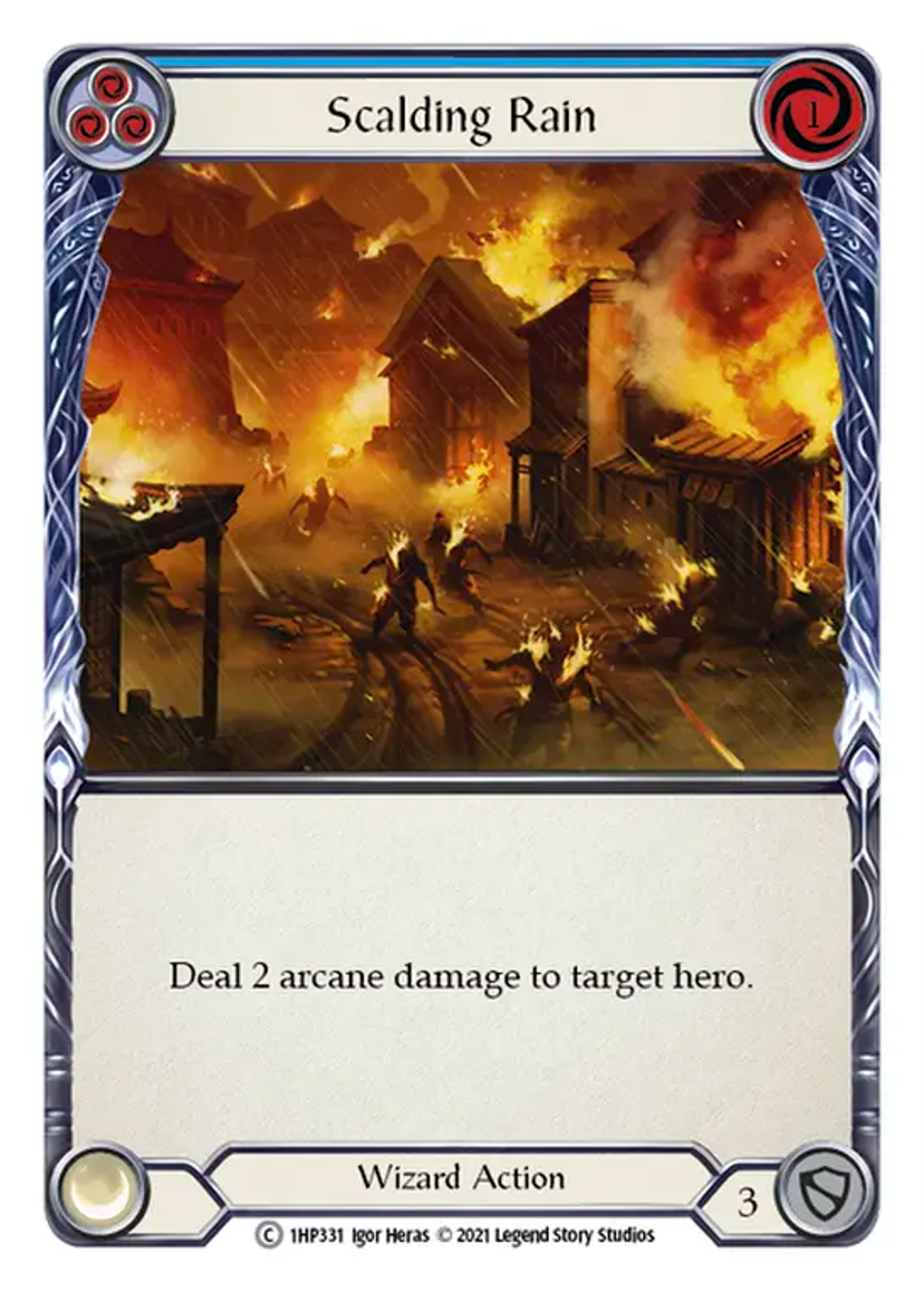 Scalding Rain (Blue) — History Pack 1 — Flesh and Blood
