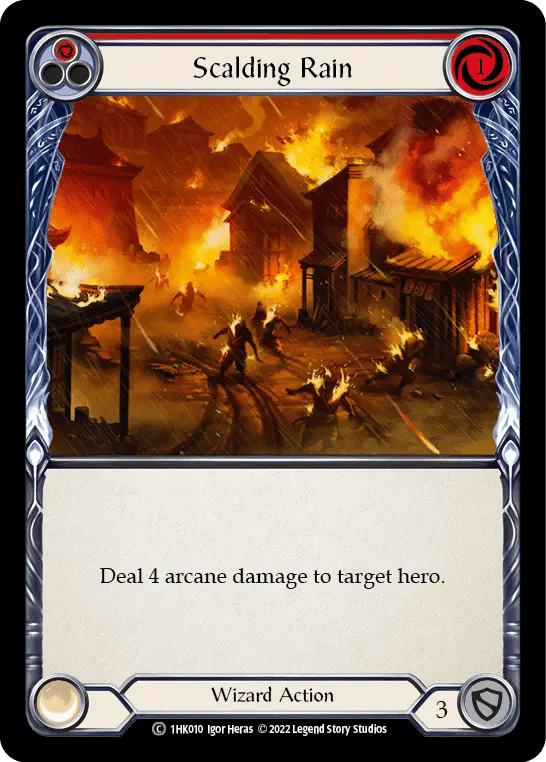 Scalding Rain (Red) — Kano - Blitz Deck — Flesh and Blood