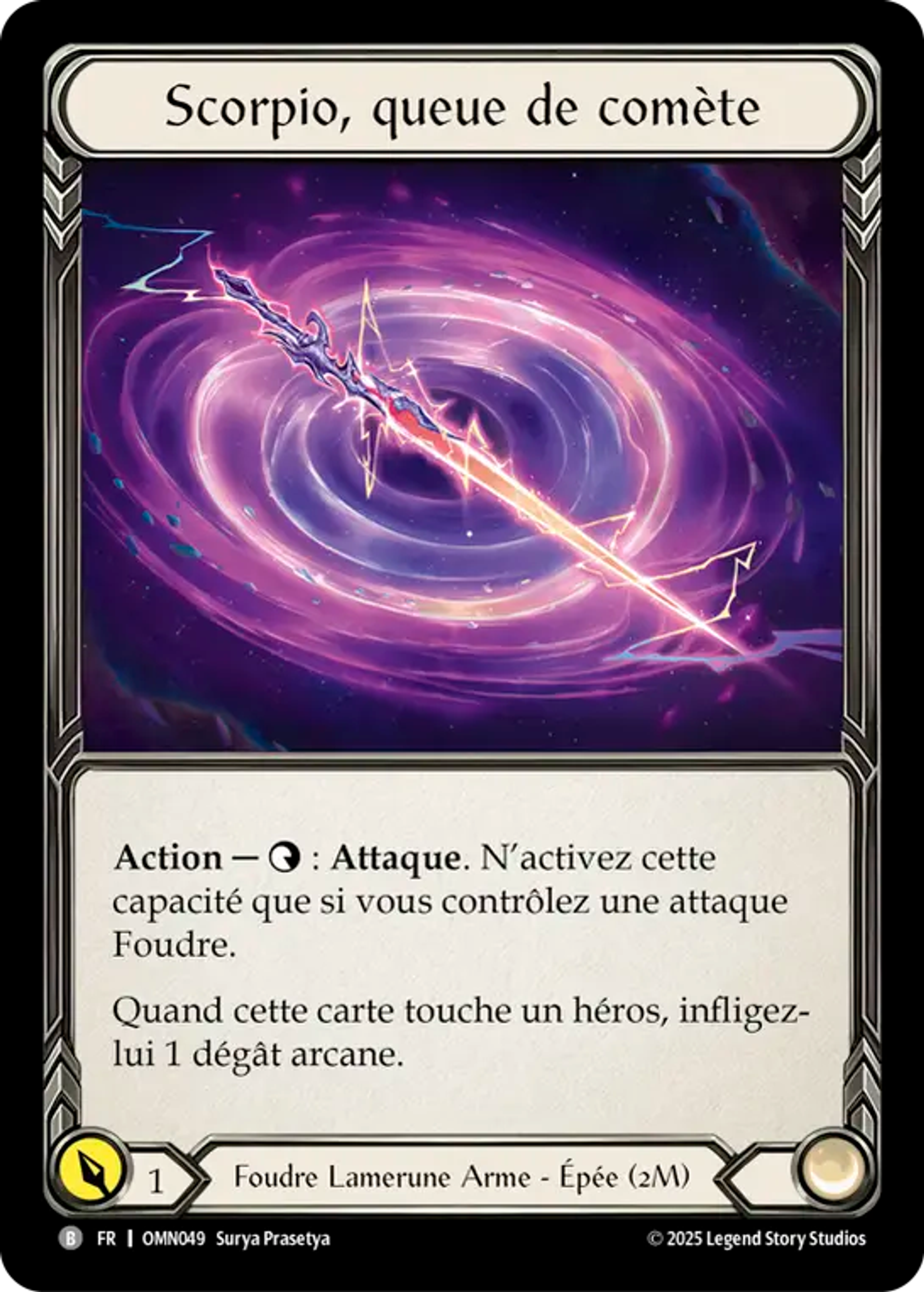 Scorpio, queue de comète — Omens of the Third Age — Flesh and Blood