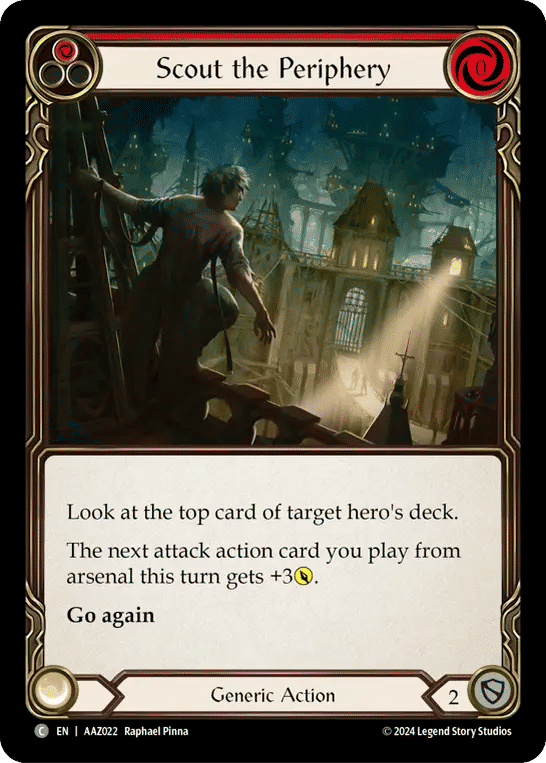 Scout the Periphery (Red) — Armory Deck - Azalea, Ace in the Hole — Flesh and Blood