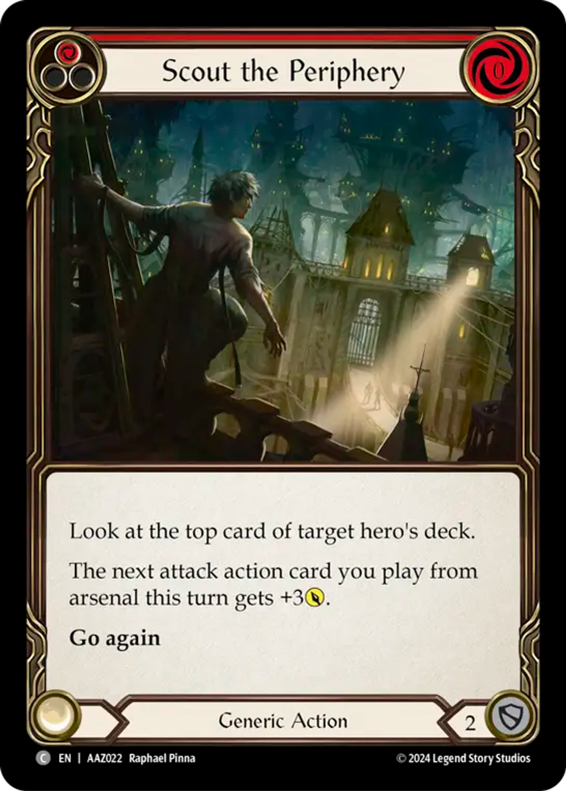 Scout the Periphery (Red) — Armory Deck - Azalea, Ace in the Hole — Flesh and Blood