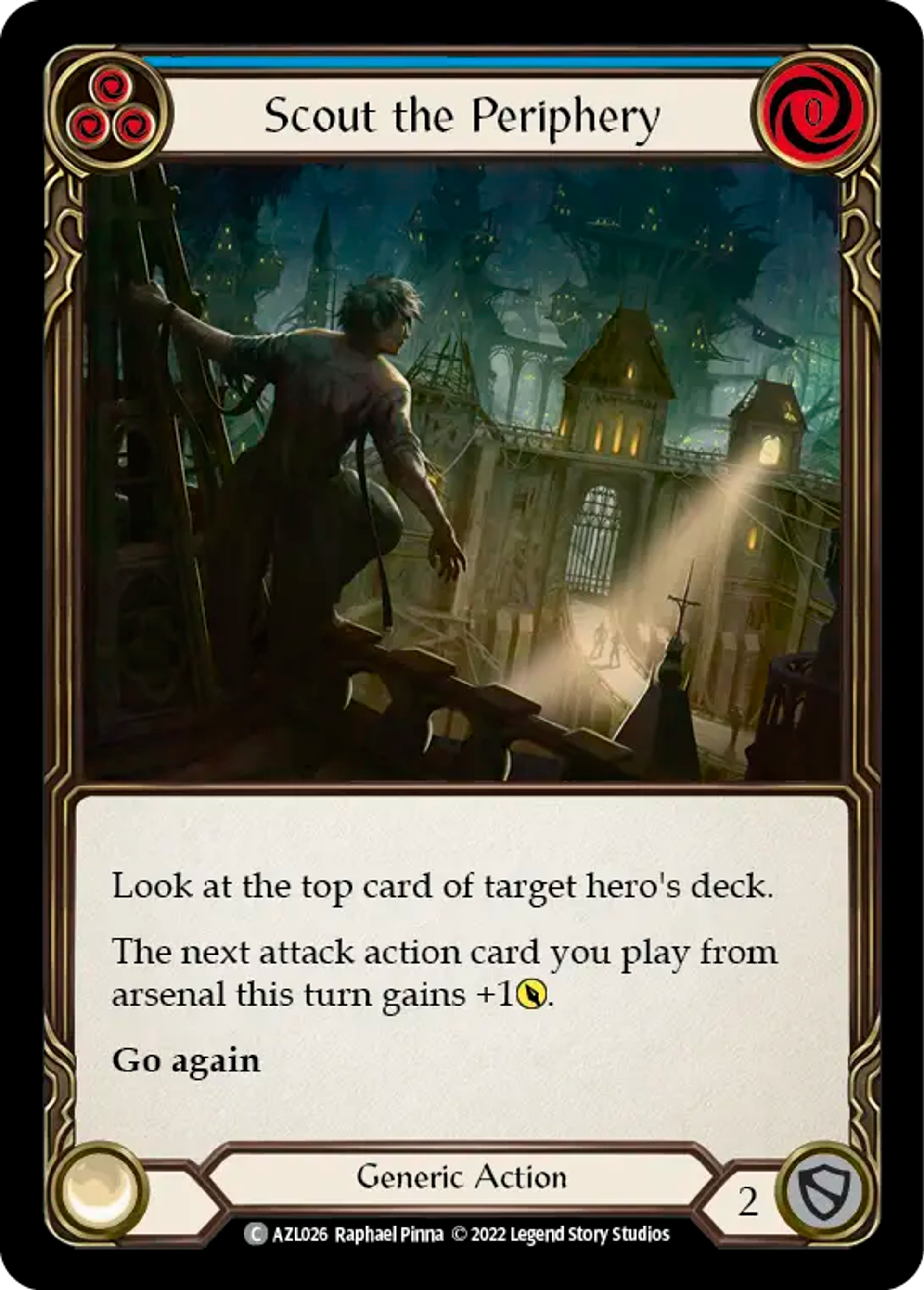 Scout the Periphery (Blue) — Azalea - Blitz Deck — Flesh and Blood